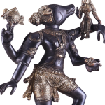Varaha Lakshmi Brass Idol - 17.5" Antique Finish Avatar of Lord Vishnu | Divine Protector of Earth Statue | Jaipurio